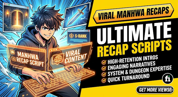 write an engaging manhwa recap script for your youtube channel