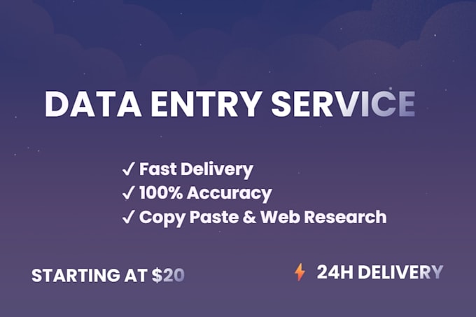 do accurate data entry, excel, copy paste and web research