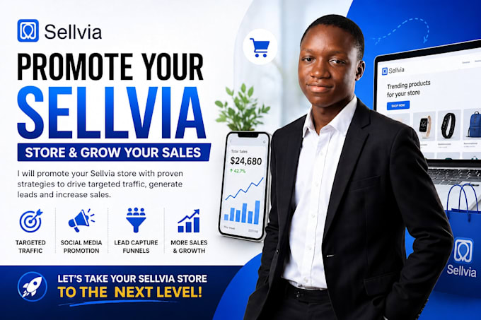 promote your sellvia store and boost traffic sales