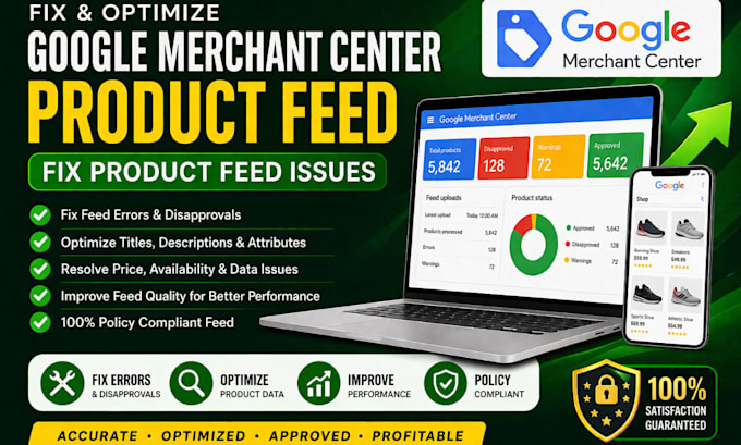 fix, optimize product feed for google merchant center fix product feed issues