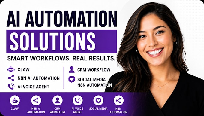 claw n8n ai automation CRM workflow ai voice agent social media n8n automation