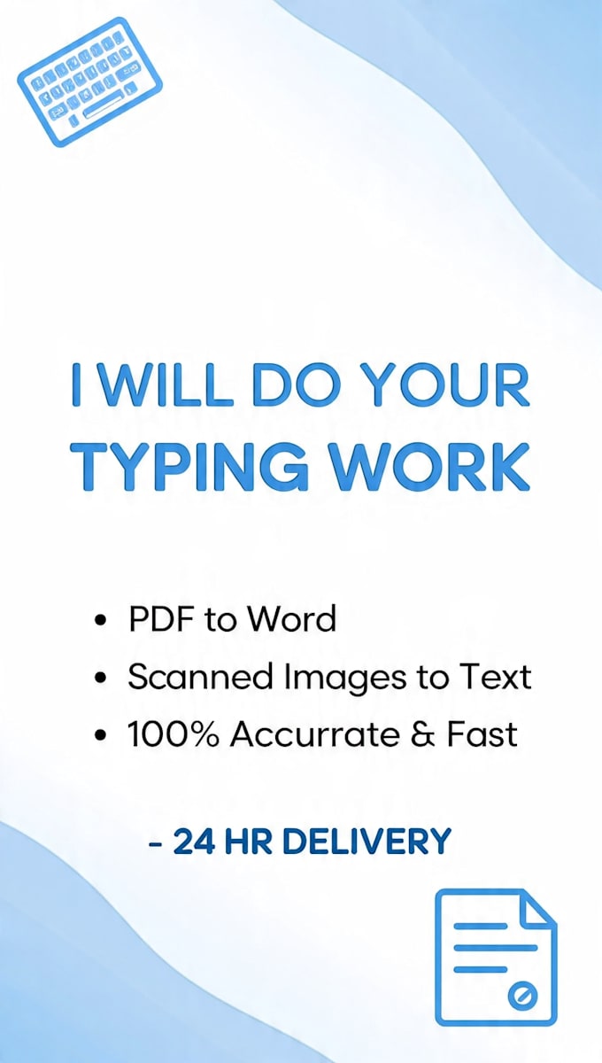 do typing work fast and accurately