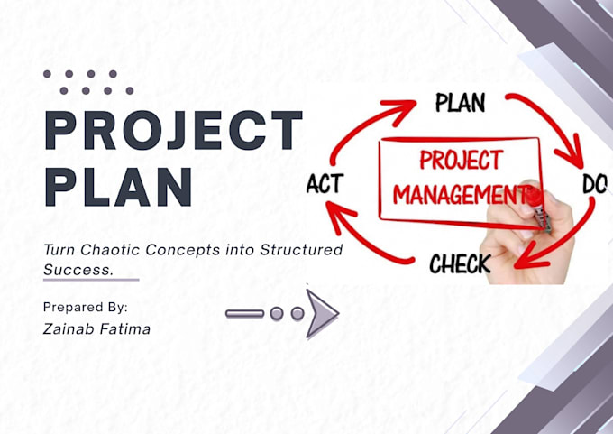 do end to end project planning