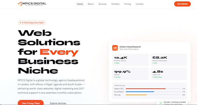 design any web site, simple custom on a full stack coding