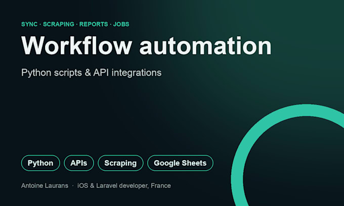automate your workflow with python scripts and API integrations