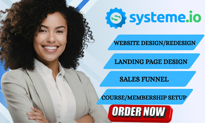 build systeme io website system io coaching landing page dropshipping funnel