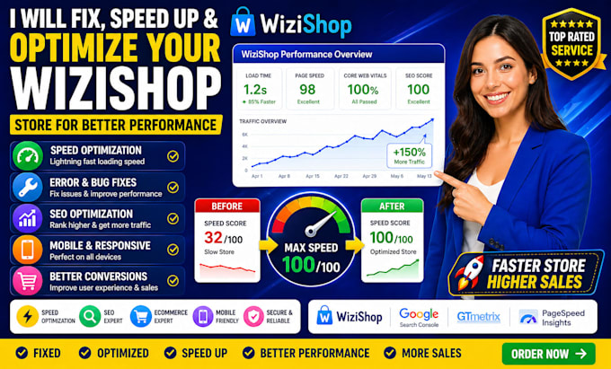 fix speed up and optimize your wizishop store for better performance
