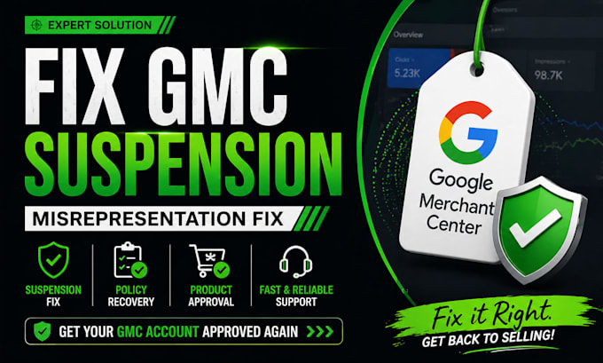 fix google merchant center misrepresentation suspension