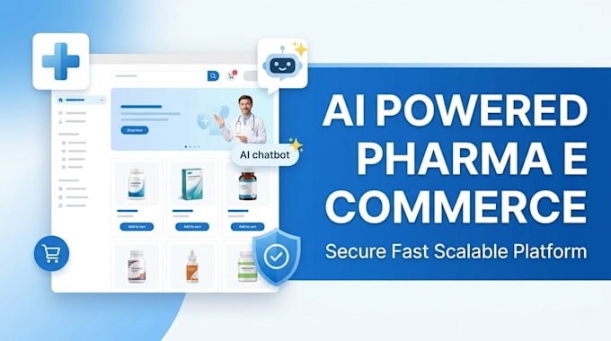 build ai powered pharma ecommerce platform with automation