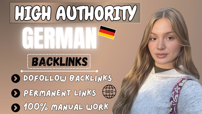 do expert link building with high quality german backlinks
