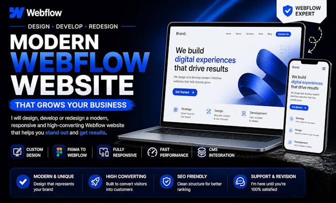 webflow expert webflow website figma to webflow webflow design webflow developer