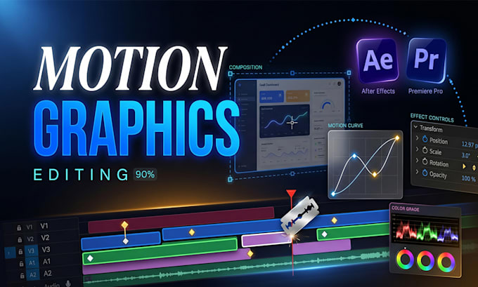 edit saas videos with UI motion graphics editing