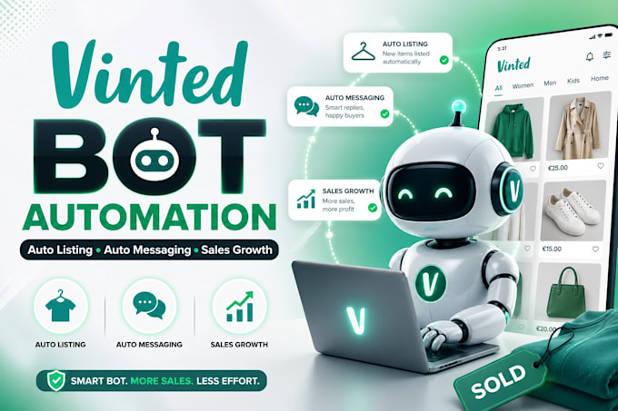 build a vinted bot for auto listing and messaging