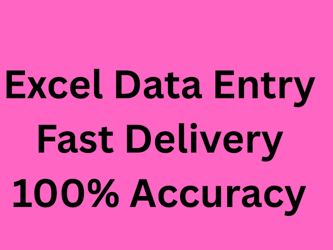 do excel data entry, copy paste, and data cleaning