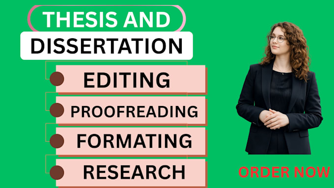 proofread, format thesis, dissertation and document of any level