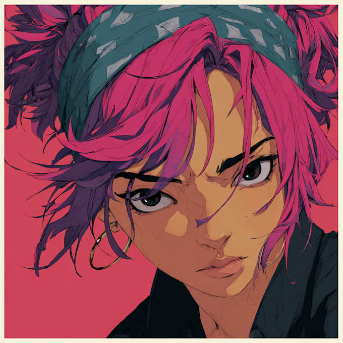 design original anime character art