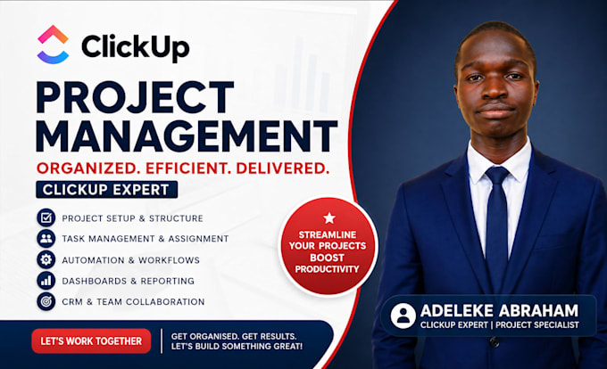 setup clickup project management, workflow project management in clickup