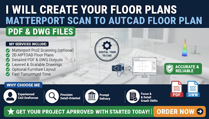 Convert matterport scan to autocad floor plan pdf and dwg files by ...