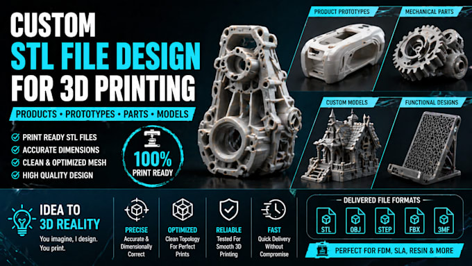 3d stl file 3d printing product 3d prototype 3d model