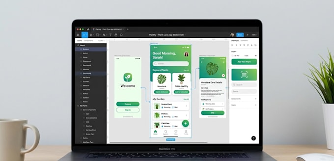 create engaging mobile UI UX design in figma