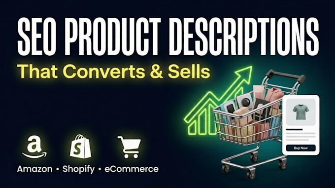 write SEO product descriptions for amazon and shopify