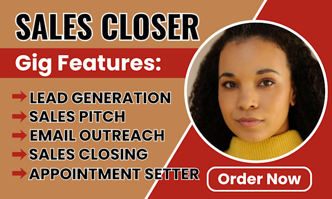 be sales closer salesperson b2b sales representative commission based closer