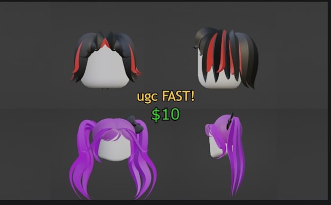 make roblox ugc items and 3d models