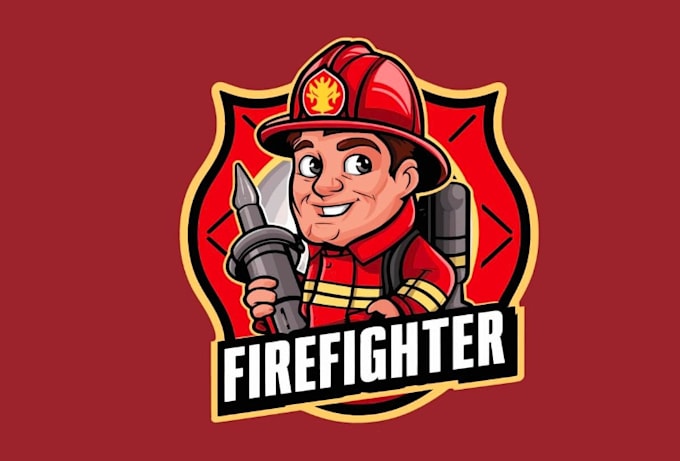 draw high quality firefighter logo with satisfaction guarantee