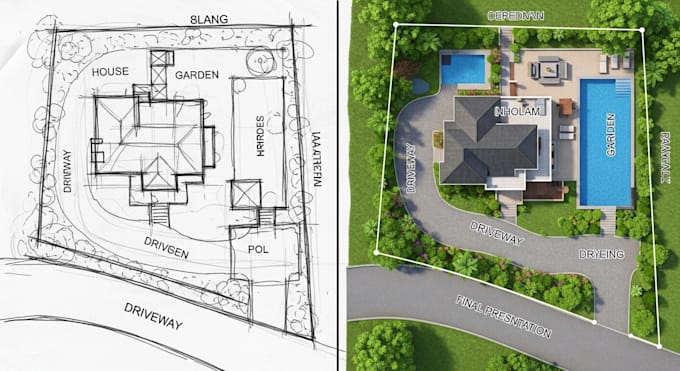 render site plan, plat map, campground map, subdivision design in 24h