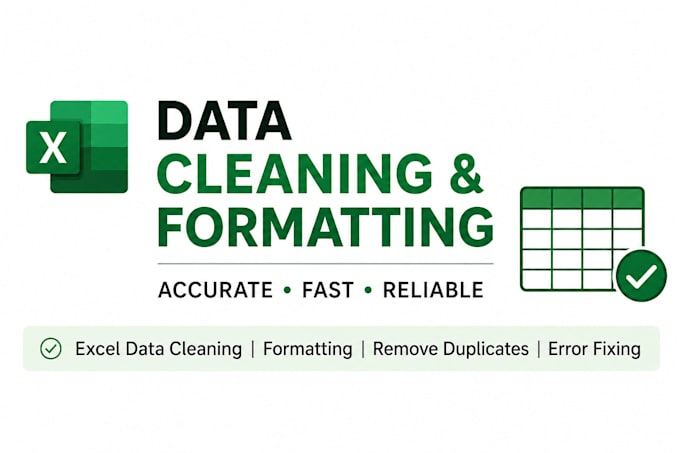 clean and format large or complex excel datasets