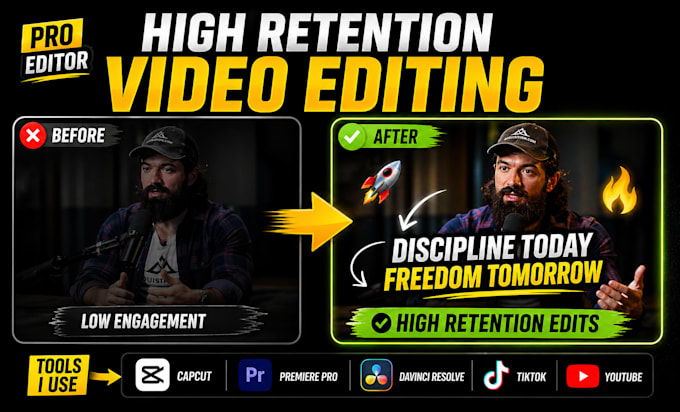 high retention videos using capcut, premiere pro, ai tools