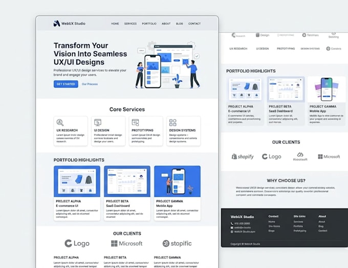 redesign your website UI UX professionally