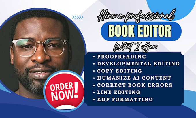 proofread, edit, spellcheck for self help ebook for amazon self publishing