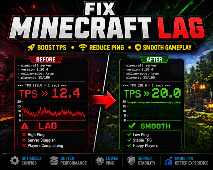 fix minecraft lag and boost server tps
