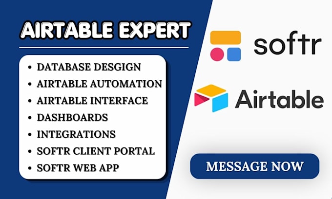 your airtable expert for airtable automation crm database  softr web app