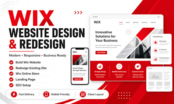 do wix website design wix website redesign wix business website wix development