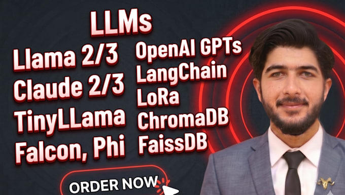 develop custom business chatbots using gpt, llama 3, langgraph, langchain