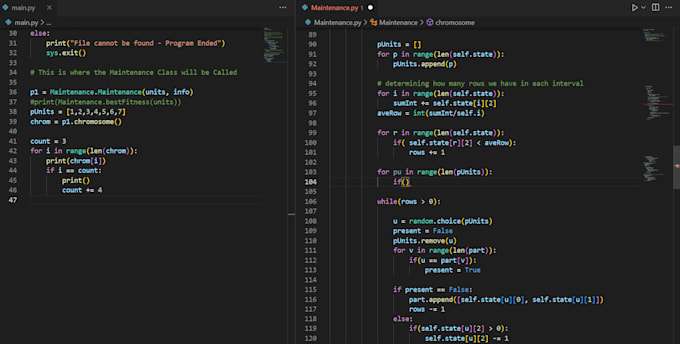 python programming dealing with development and review