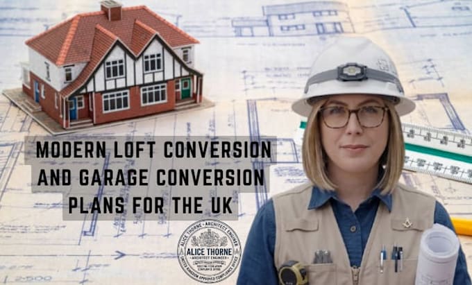 design modern loft conversion and garage conversion plans for the UK