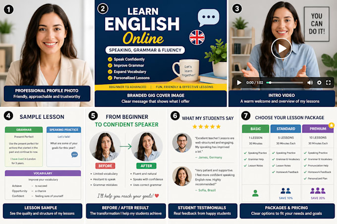teach english online speaking, grammar, fluency lessons
