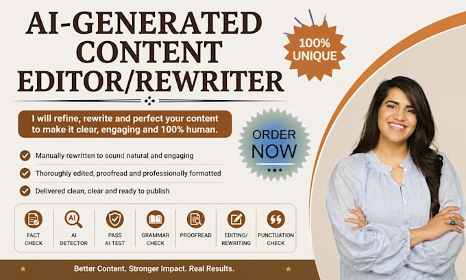 rewrite book website content beta read, edit format manually rewrite ai content
