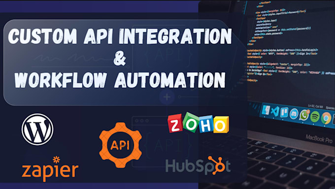 create custom API integrations in wordpress, PHP, node, or react