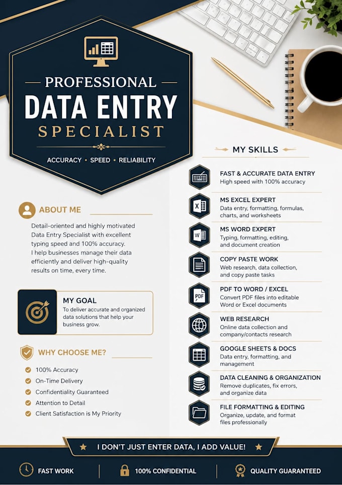 do urgent data entry work for you