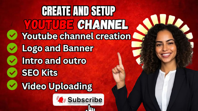 create and setup youtube channel