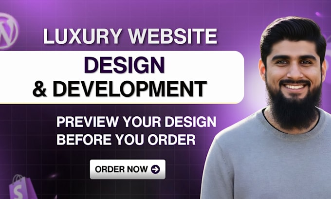 build luxury website design and website development