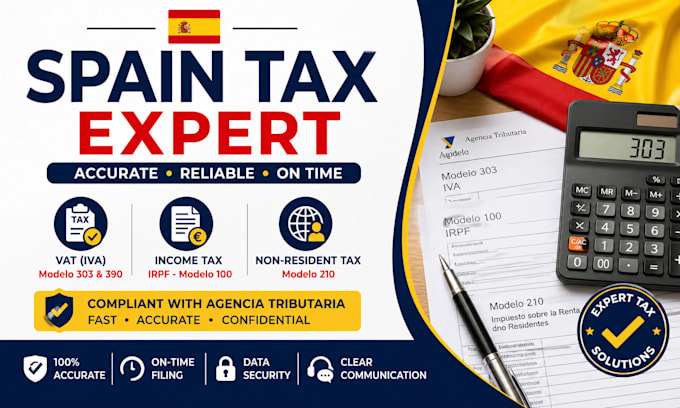 file spain vat return modelo 303 and 390 for your busines