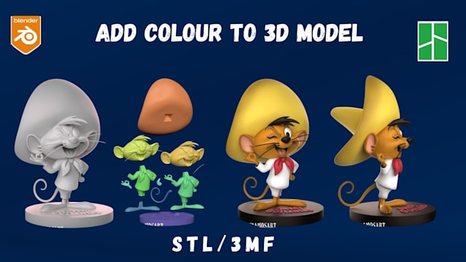 add color to 3d model convert stl to 3mf for multicolor 3d printing bambu slicer