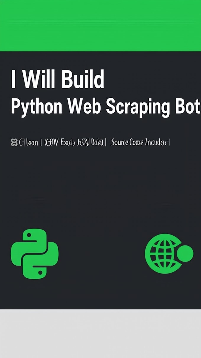 build python web scraper, selenium bot, data extractor