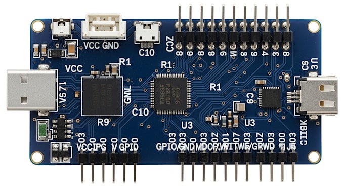 create pcb layouts and embedded systems
