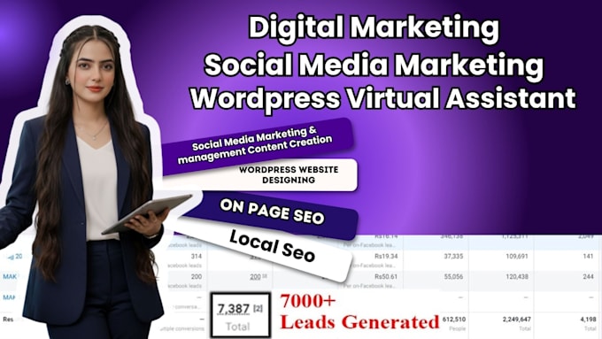 wordpress shopify woocommerce wix website yoast rank math seo virtual assistant